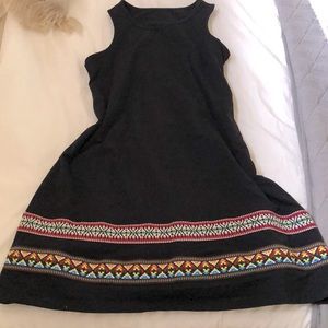 Womens black tank dress